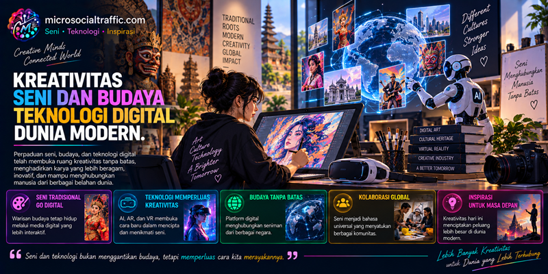Kreativitas Seni Dan Budaya Teknologi Digital Dunia Modern