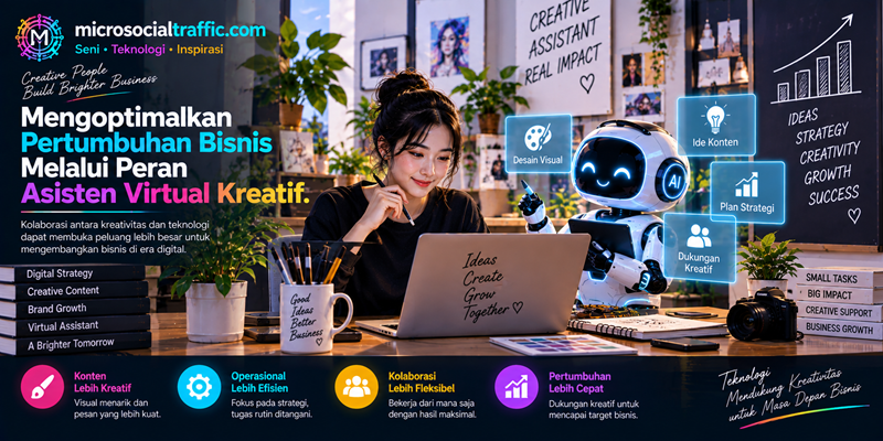 Mengoptimalkan Pertumbuhan Bisnis Melalui Peran Asisten Virtual Kreatif