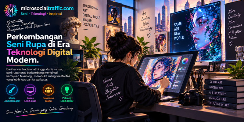 Perkembangan Seni Rupa di Era Teknologi Digital Modern