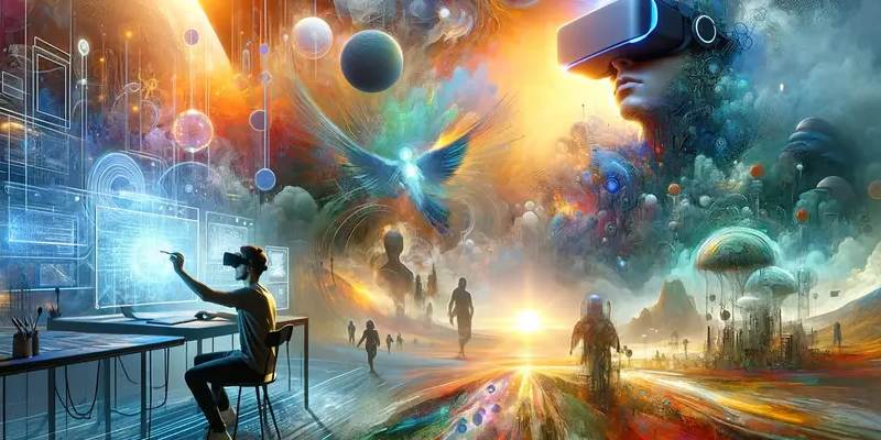 Kolaborasi Virtual Art Seni Dan Teknologi Yang Canggih