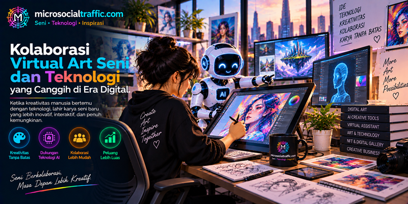 Kolaborasi Virtual Art Seni dan Teknologi yang Canggih di Era Digital