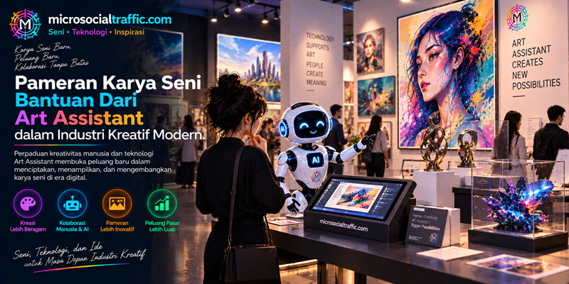 Pameran Karya Seni Bantuan Dari Art Assistant dalam Industri Kreatif Modern