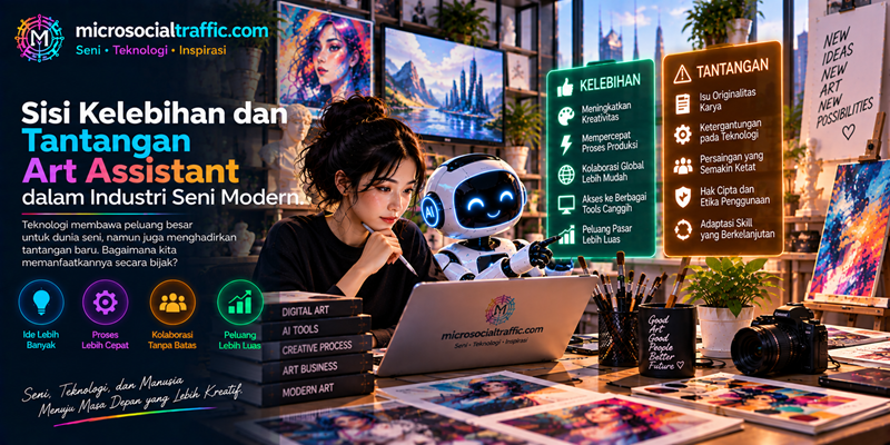 Sisi Kelebihan dan Tantangan Art Assistant dalam Industri Seni Modern