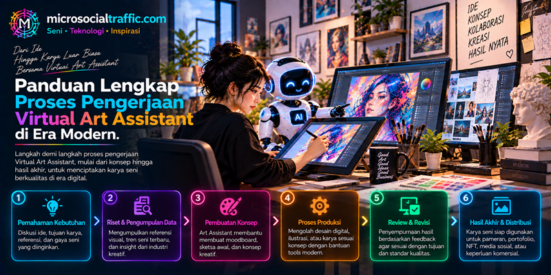 Panduan Lengkap Proses Pengerjaan Virtual Art Assistant di Era Modern