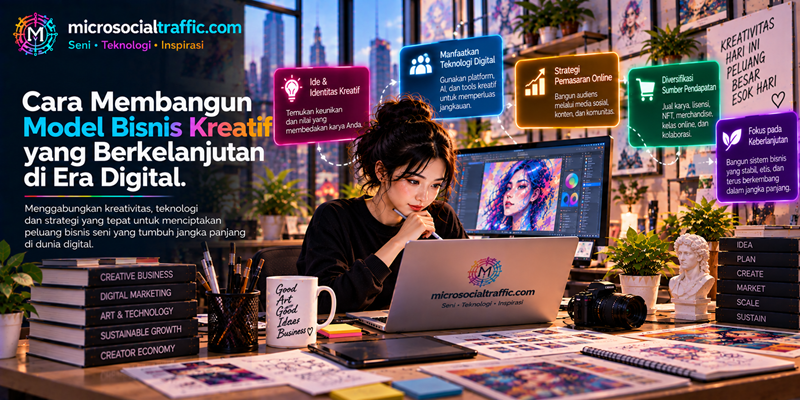 Cara Membangun Model Bisnis Kreatif yang Berkelanjutan di Era Digital